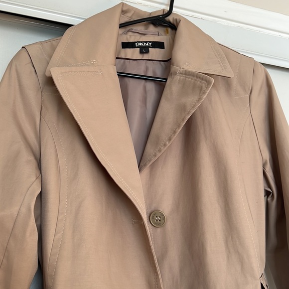 DKNY trench coat large - Picture 2 of 9